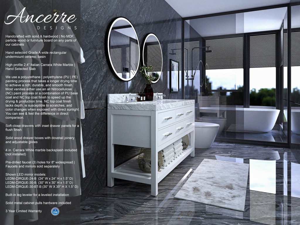 Surin 60" Double Sink Vanity