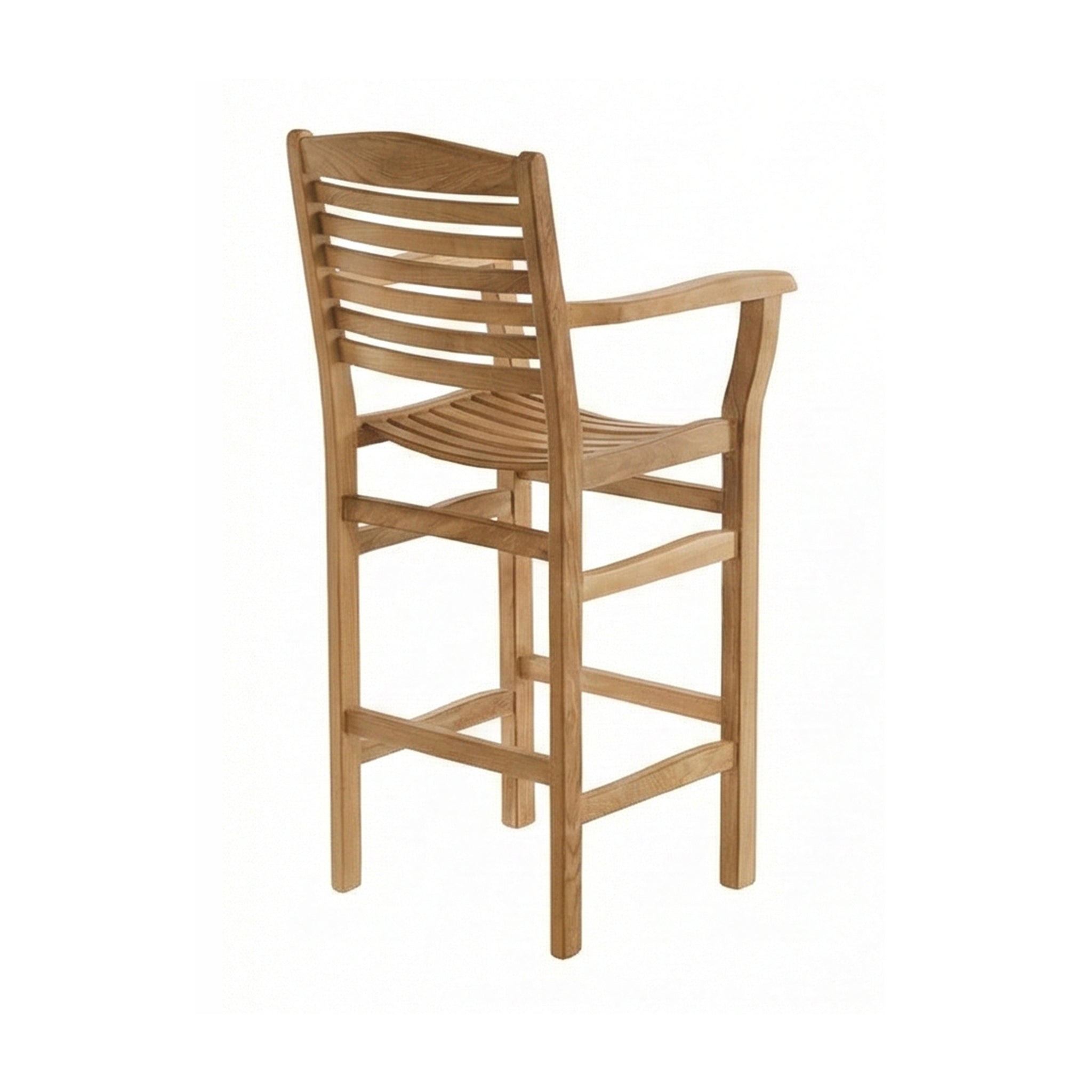 Aurelien Teak Outdoor Bar Stool