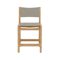 Frederic Armless Teak Outdoor Bar Stool