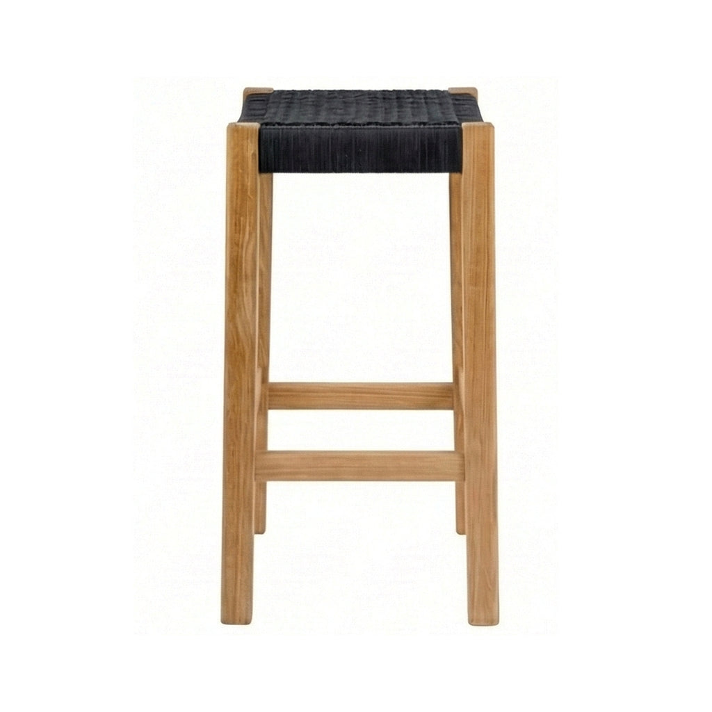 Henri Backless Teak Outdoor Bar Stool