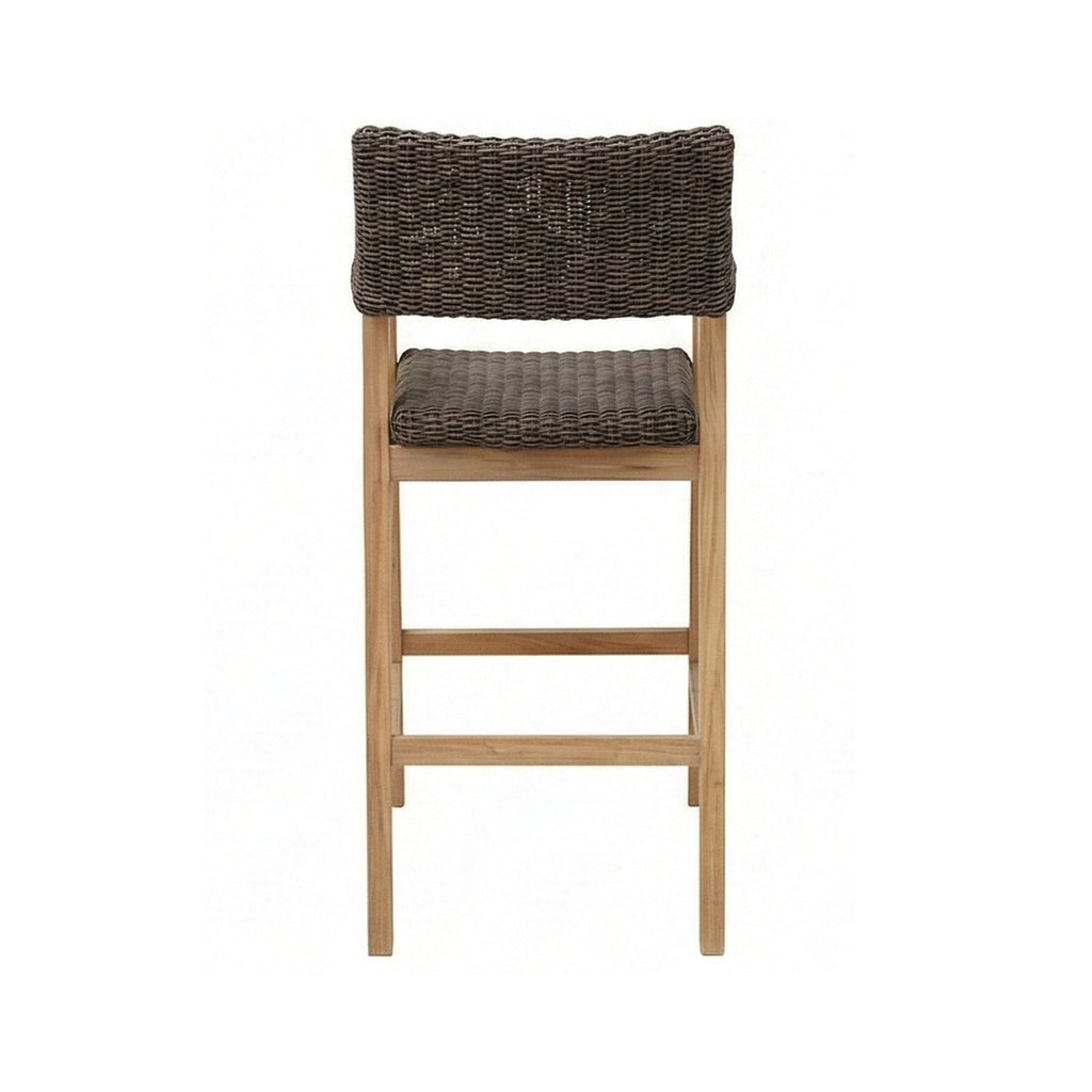 Isidore Teak Outdoor Bar Stool