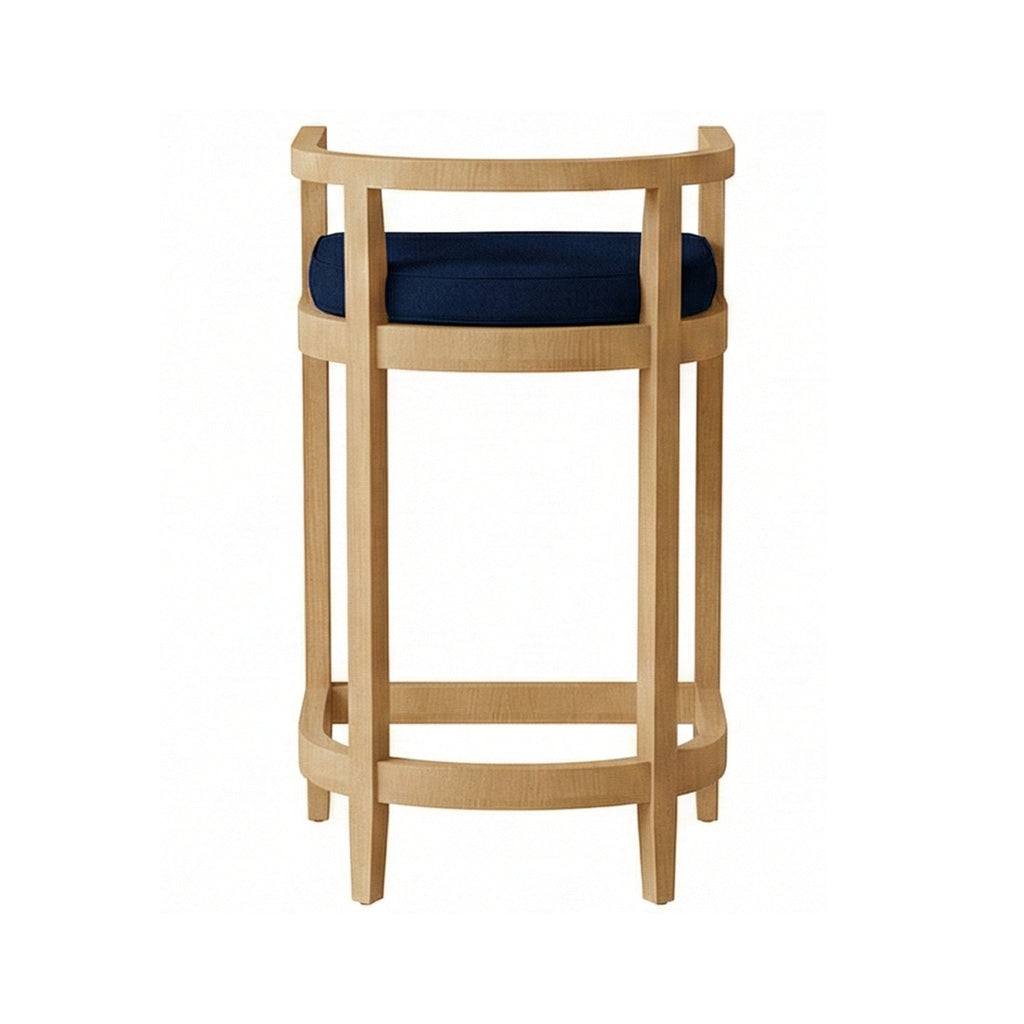 Lionel Teak Outdoor Bar Stool