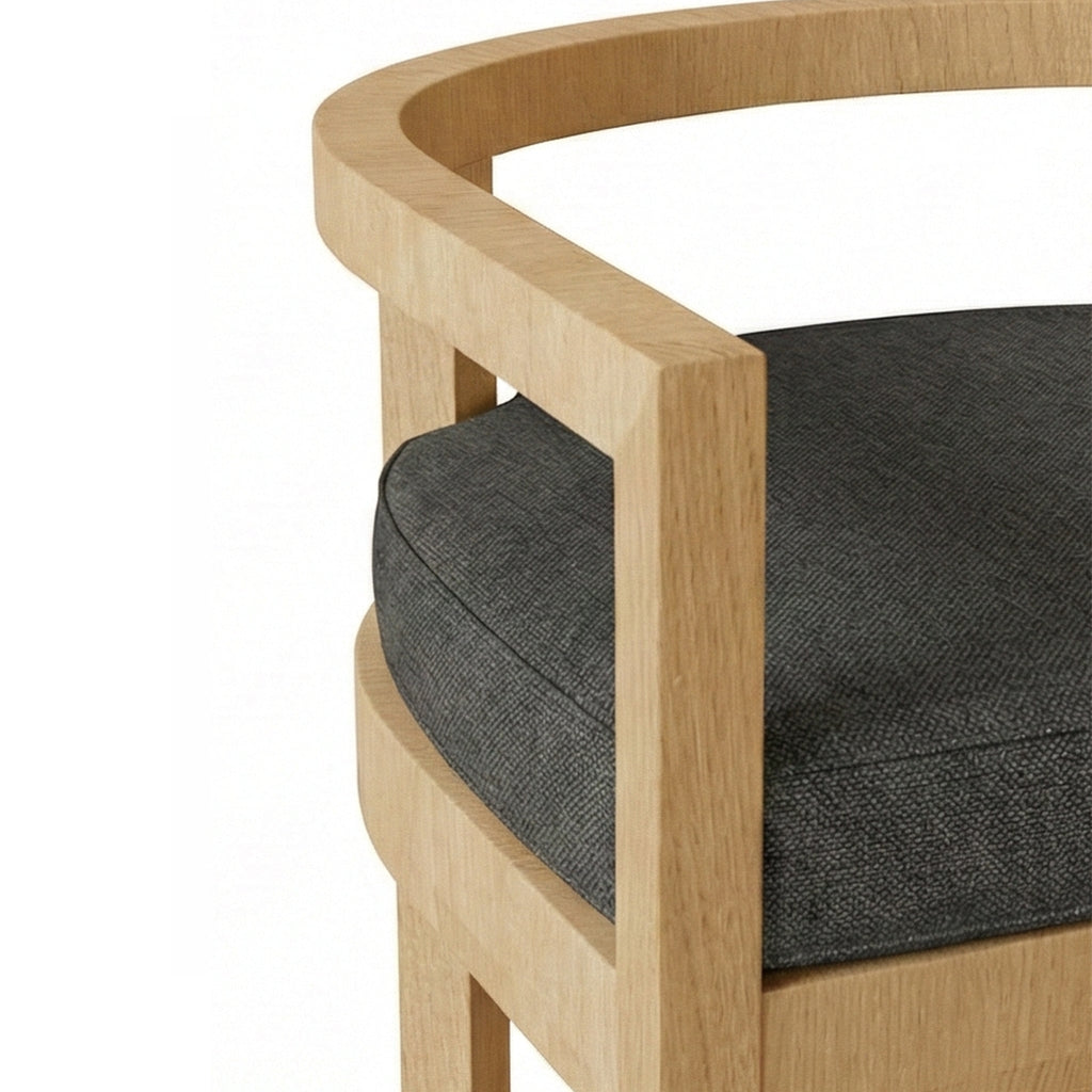 Lionel Teak Outdoor Bar Stool