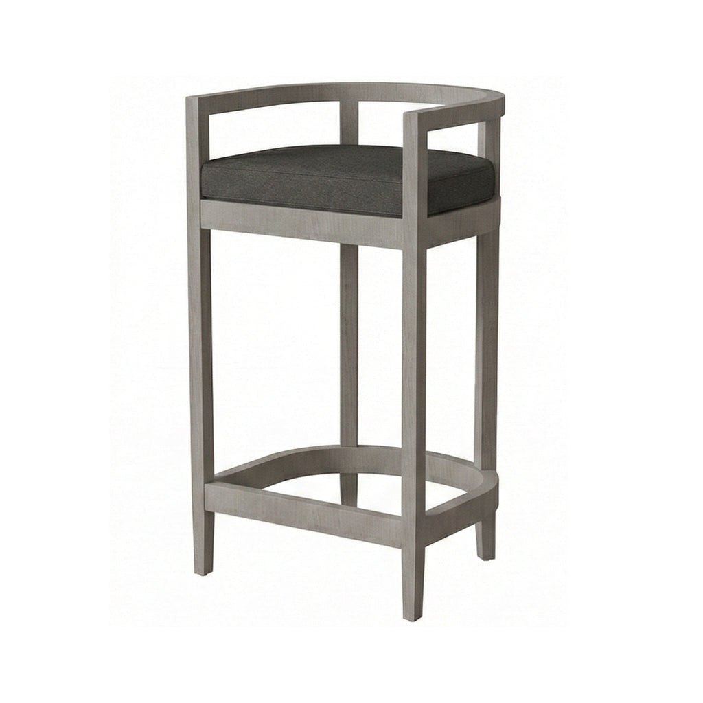 Lionel Teak Outdoor Bar Stool