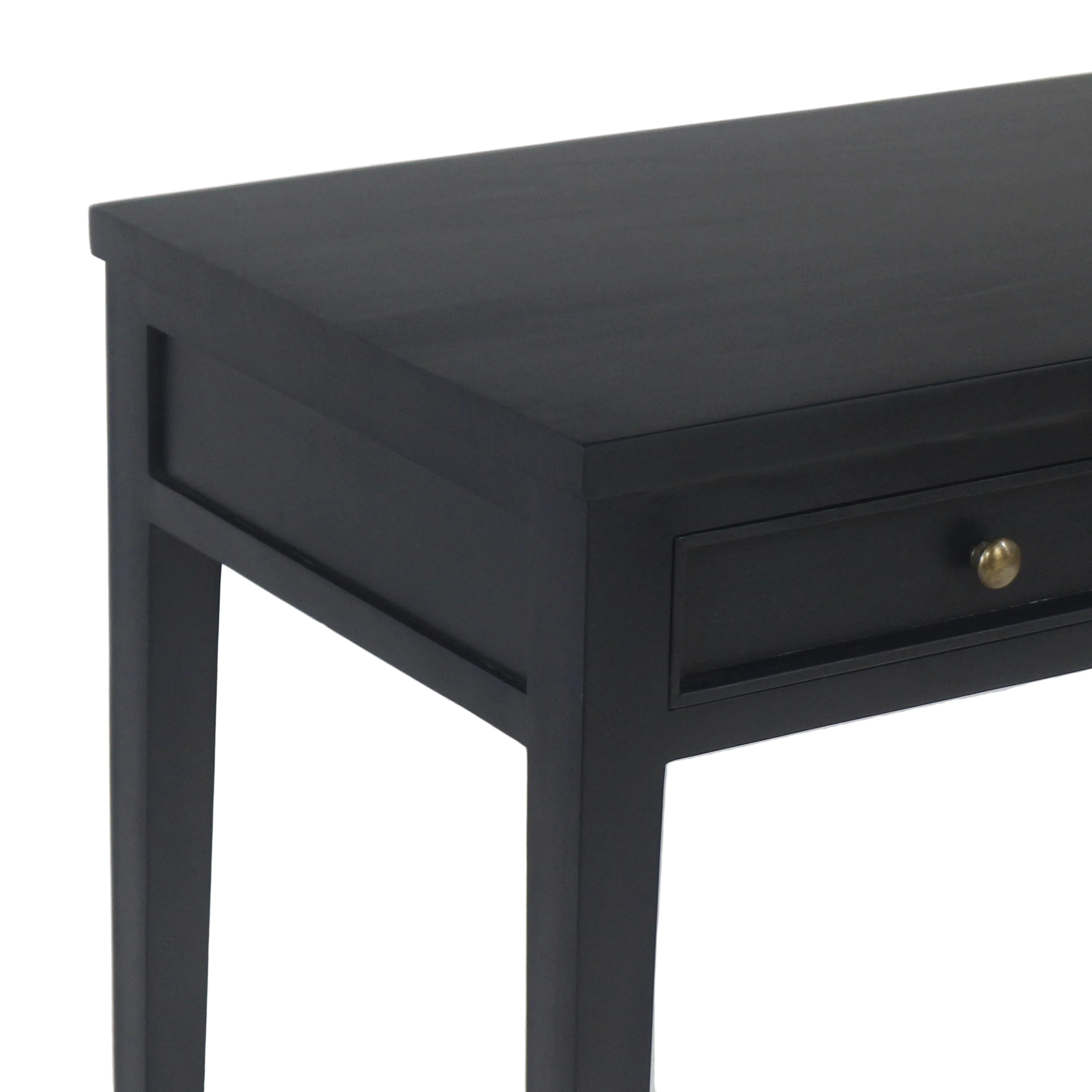 Mercallo Campaign Solid Wood Desk or Console Table with Drawers