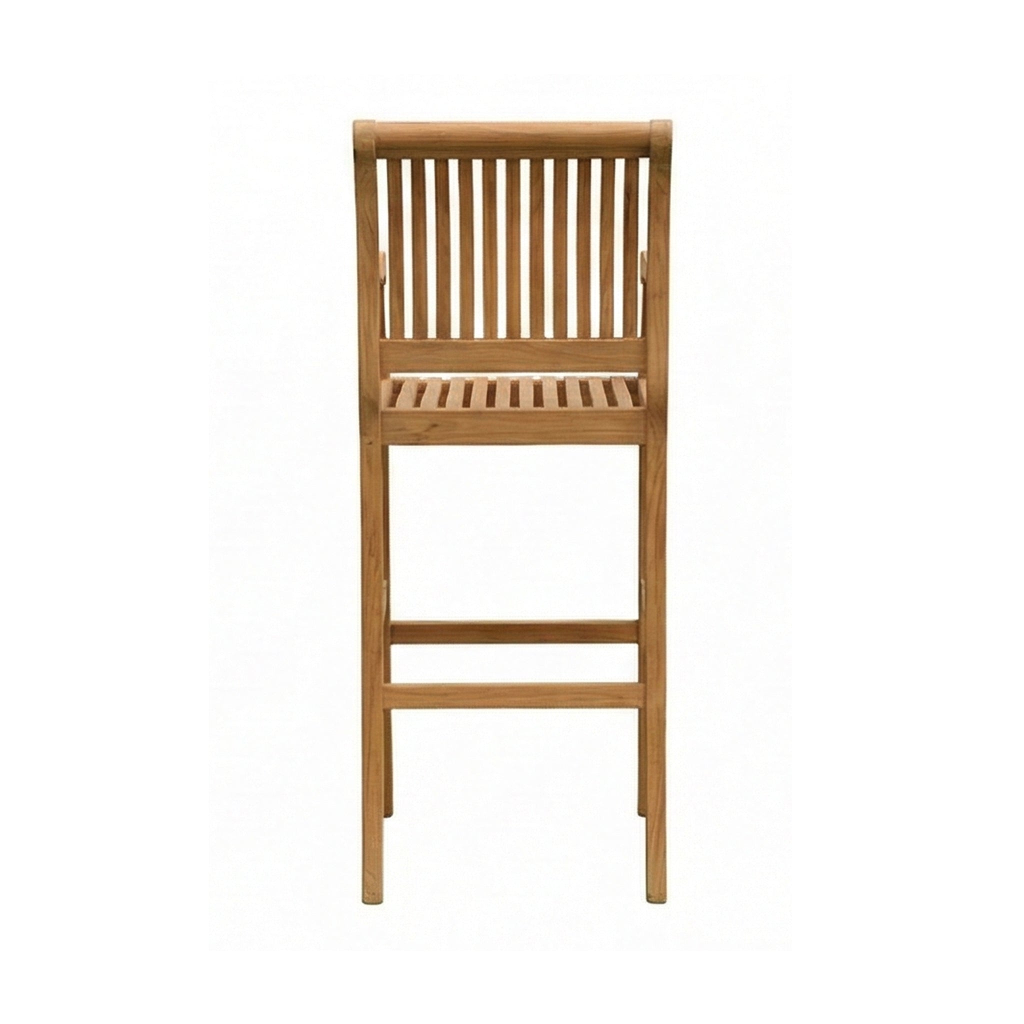 Roland Teak Outdoor Bar Stool