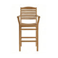 Aurelien Teak Outdoor Bar Stool