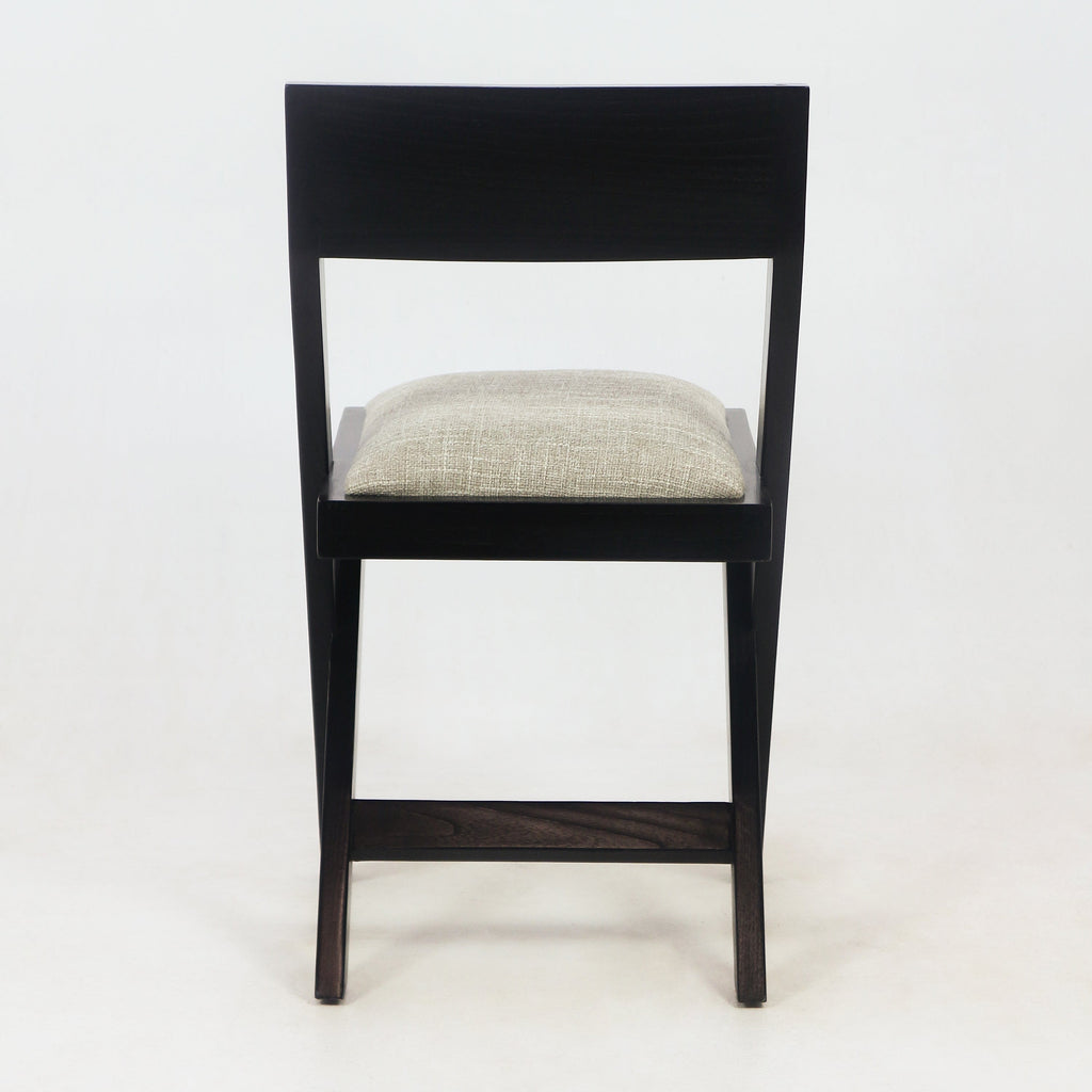 Black Jeanneret Inspired Library / Dining Chair - NUEMA