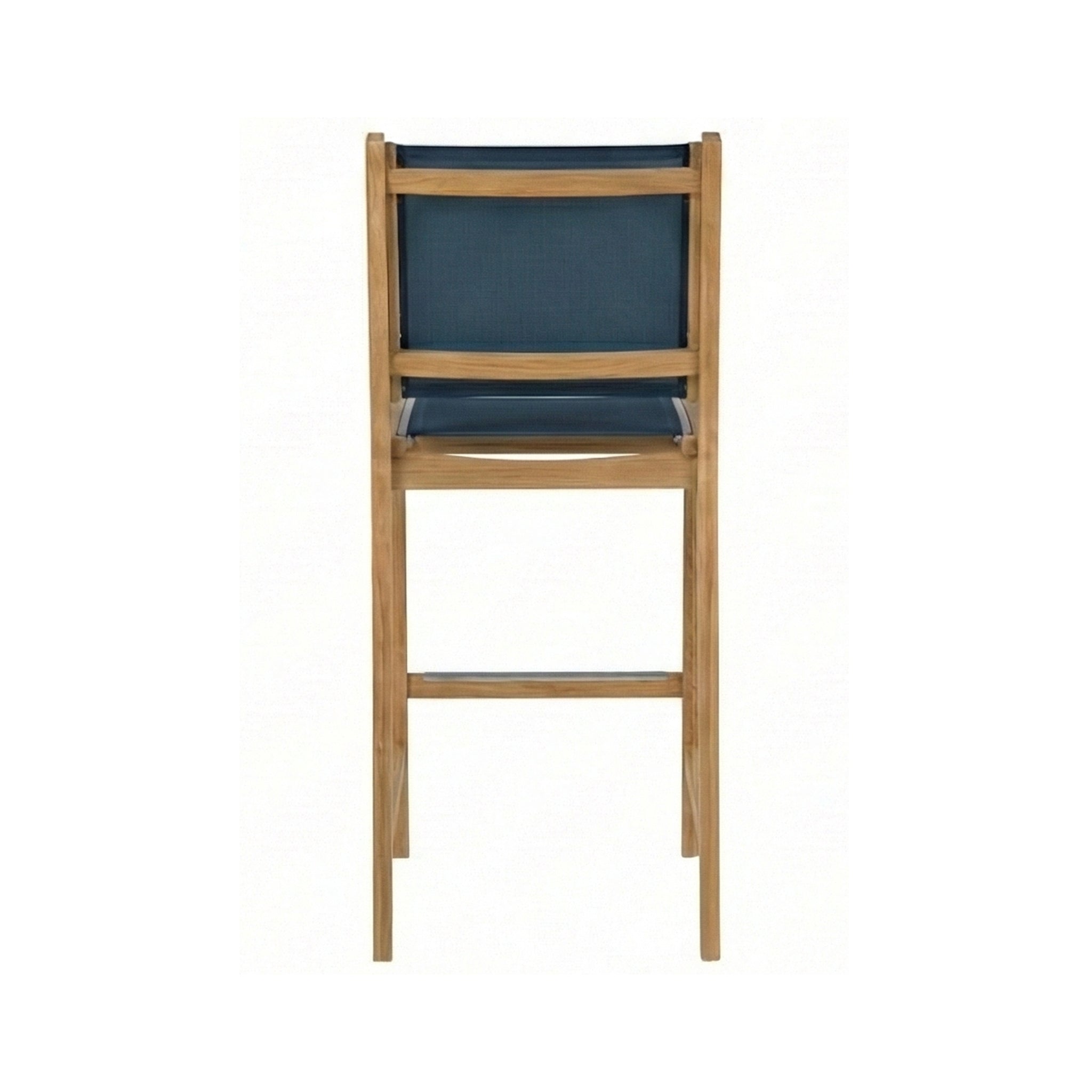 Clement Armless Teak Outdoor Bar Stool