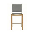 Clement Armless Teak Outdoor Bar Stool
