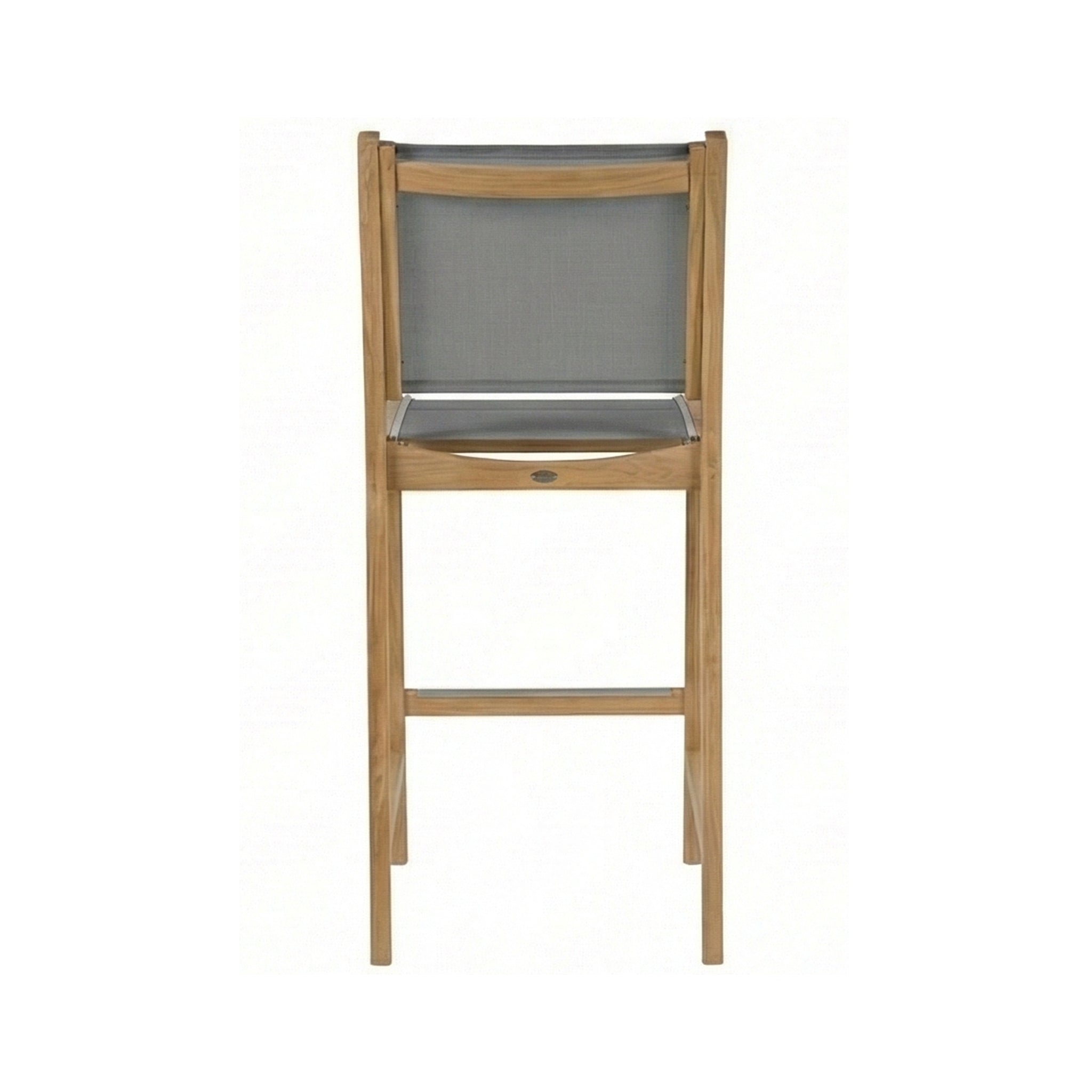 Clement Armless Teak Outdoor Bar Stool