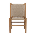 Spyros Teak & Polypropylene Woven Dining Chair - NUEMA