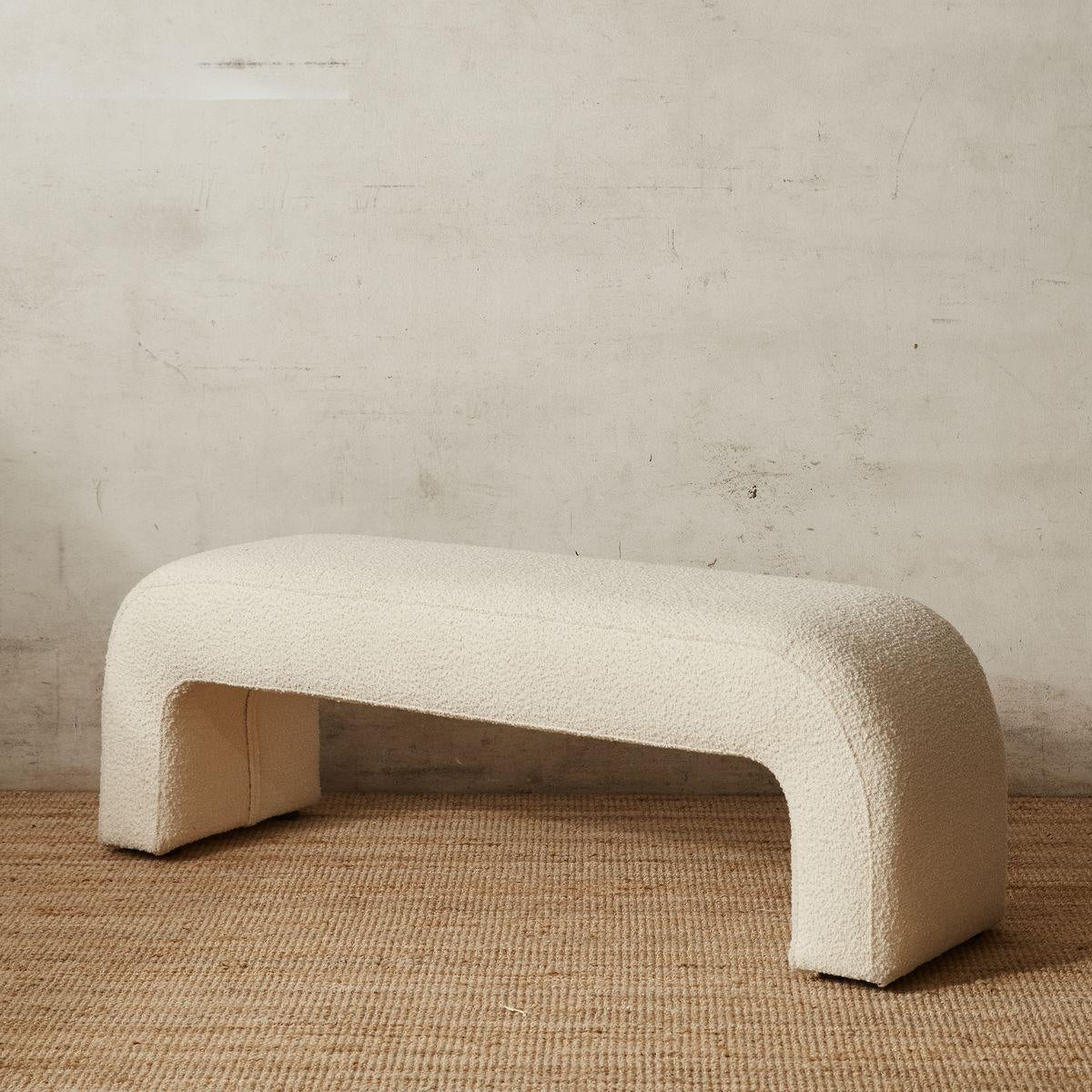 Folia Boucle End of Bed Bench Seat - NUEMA