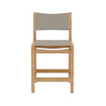 Frederic Armless Teak Outdoor Bar Stool