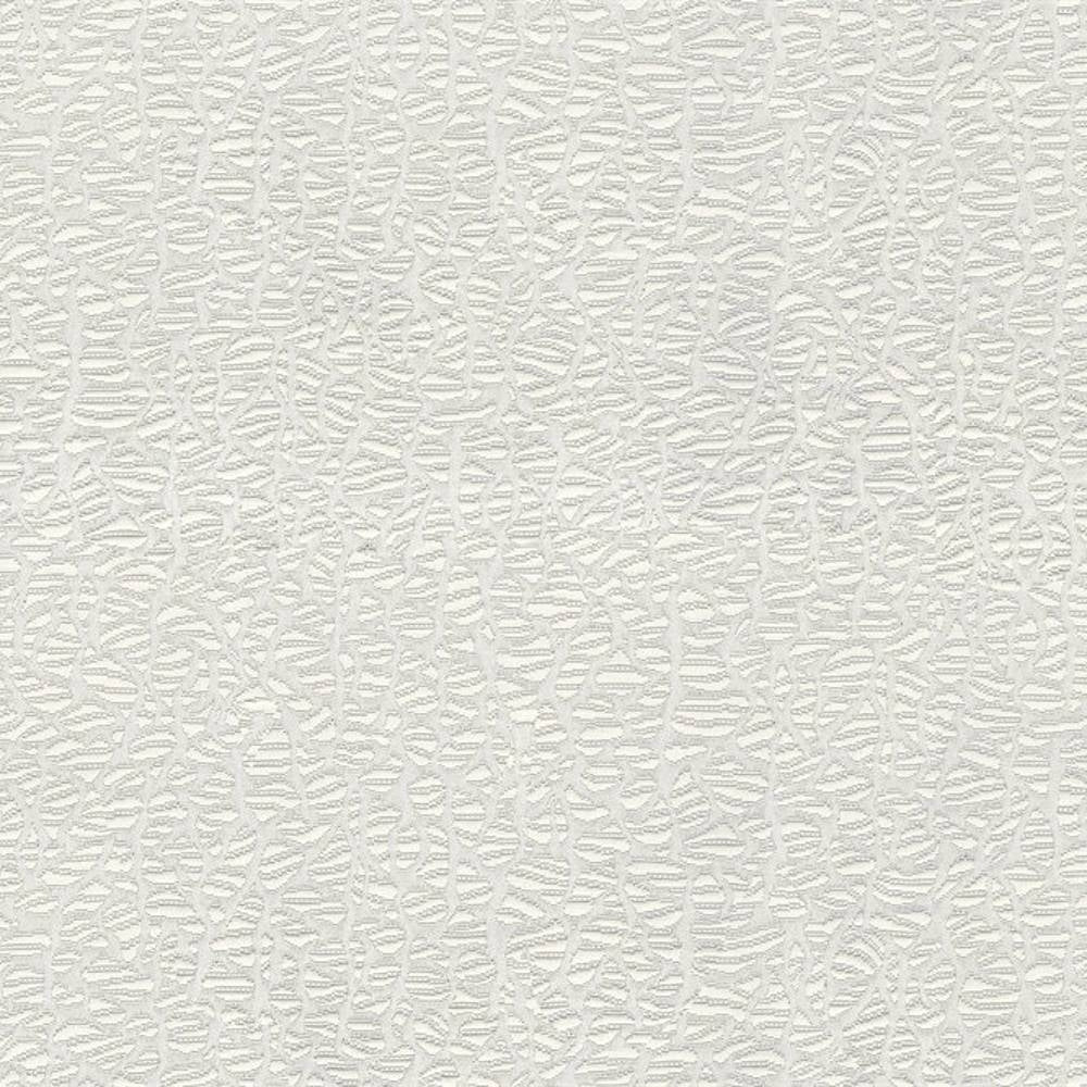 Close-up of cream neutral upholstery fabric showing a raised, irregular scribble-like texture; 50% cotton and 50% polyester blend designed for sofa upholstery.