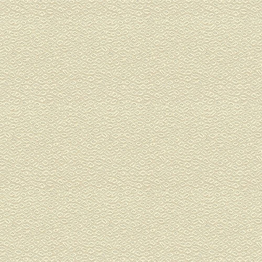 Close-up of neutral beige upholstery fabric (50% cotton, 50% polyester) showing a small pebble-like textured pattern, ideal for indoor sofa upholstery.