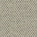 Close-up of beige and brown woven 100% polyester upholstery fabric showing a basketweave grid pattern and textured yarns, ideal for indoor sofa upholstery.