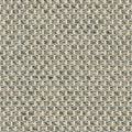 Close-up of beige and brown woven 100% polyester upholstery fabric showing a basketweave grid pattern and textured yarns, ideal for indoor sofa upholstery.