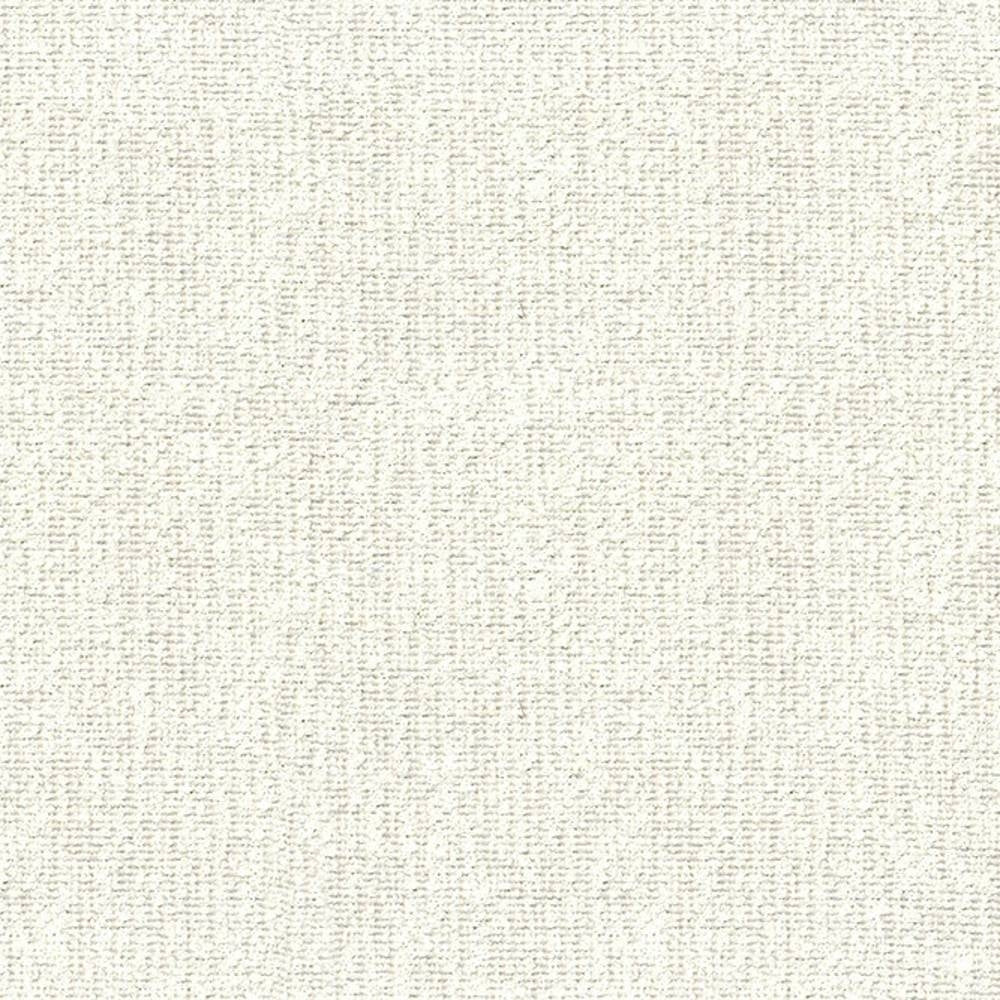 Close-up of cream woven upholstery fabric with a subtle textured weave, 100% polyester, ideal for contemporary sofas and neutral interior settings.