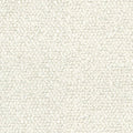 Close-up of cream-white boucle upholstery fabric showing a nubby looped texture; 100% polyester suitable for sofas and indoor upholstery.