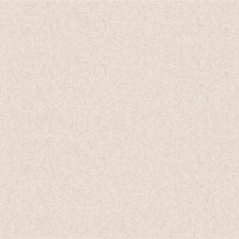 Light beige speckled 100% polyester upholstery fabric swatch showing a fine, soft texture suitable for sofas and office seating.