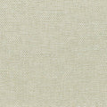 Close-up of light beige 100% polyester woven upholstery fabric showing a tight, even basketweave texture, ideal for sofas and neutral indoor decor.