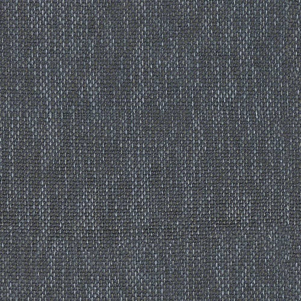 Close-up of gray woven 100% polyester upholstery fabric showing a textured basketweave pattern, ideal for sofas and neutral indoor seating.