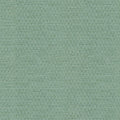 Close-up swatch of muted sage green woven upholstery fabric, 100% polyester, showing a tight, uniform texture suitable for indoor sofas and seating.