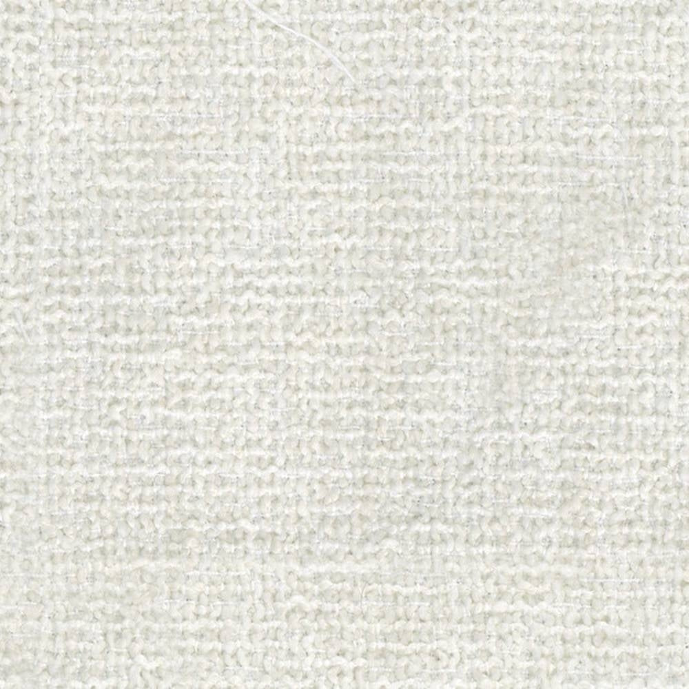 Close-up of neutral cream upholstery fabric (70% acrylic, 30% polyester) showing a nubby, woven texture suitable for contemporary or modern sofas.