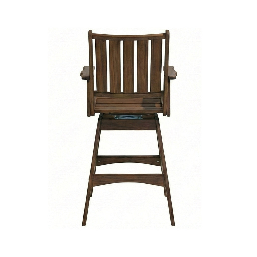 Gilles Teak Outdoor Bar Stool