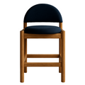 Harvey Bar Stool Oak & Chenille