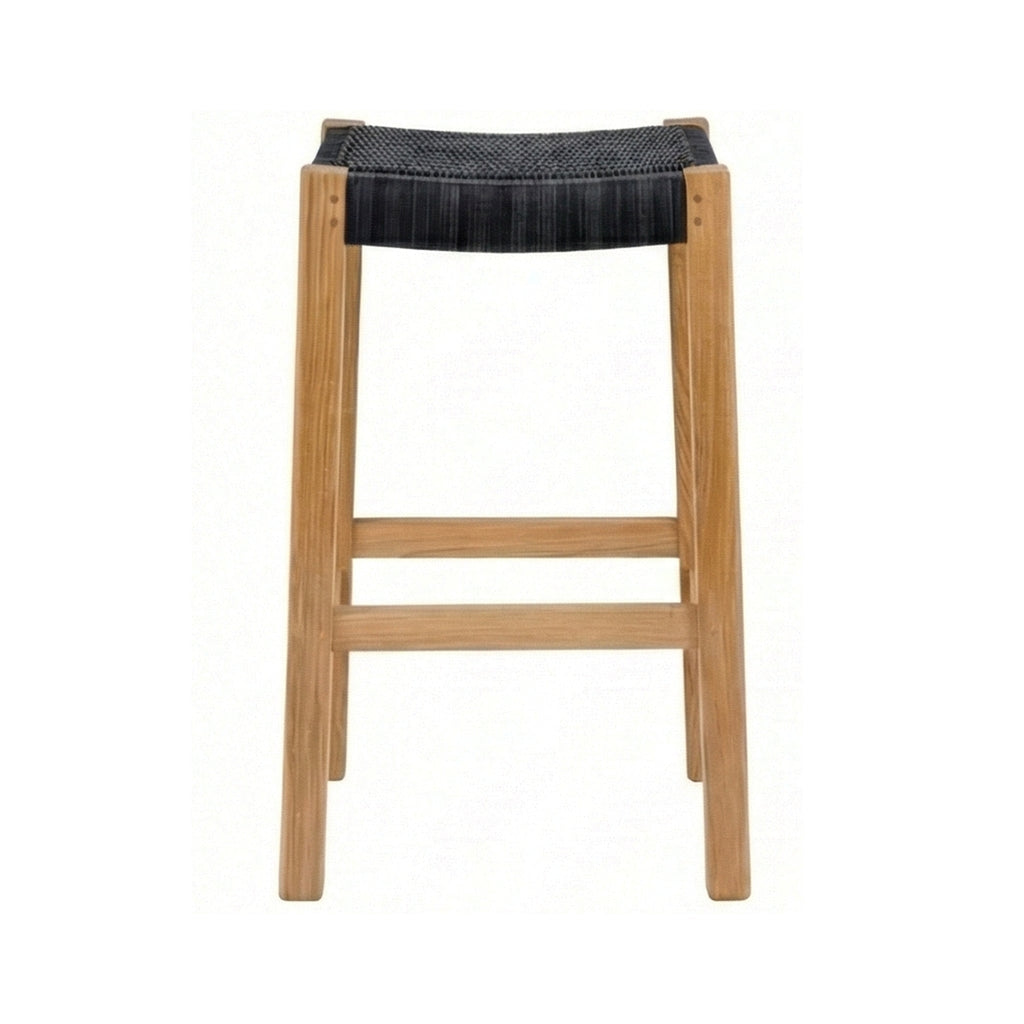 Henri Backless Teak Outdoor Bar Stool