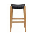 Henri Backless Teak Outdoor Bar Stool