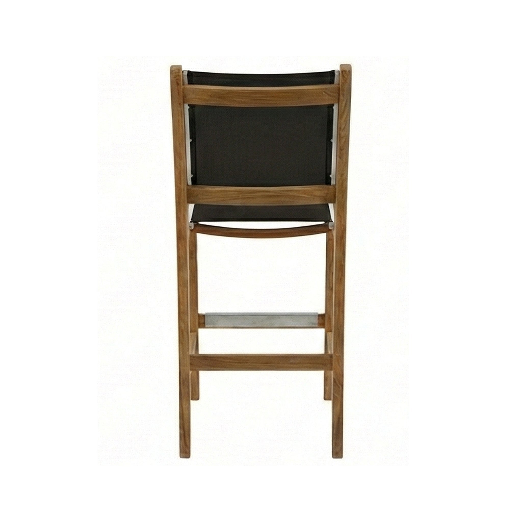 Jacques Armless Teak Outdoor Bar Stool