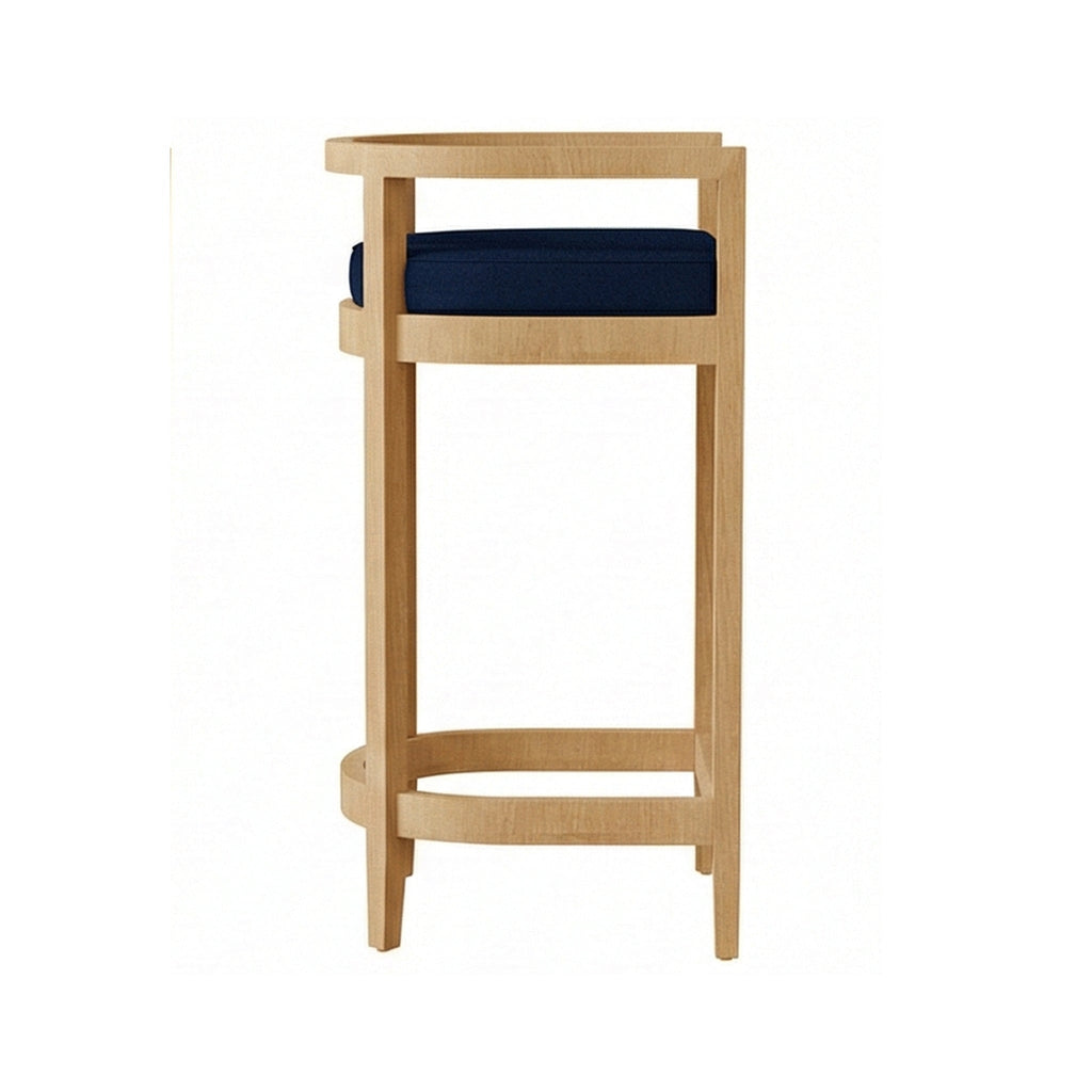 Lionel Teak Outdoor Bar Stool