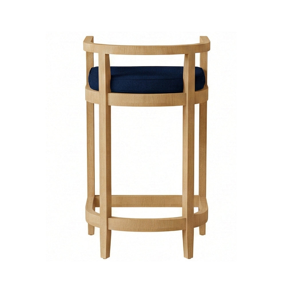 Lionel Teak Outdoor Bar Stool