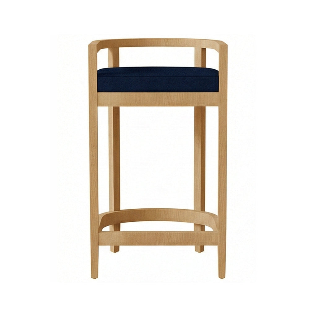 Lionel Teak Outdoor Bar Stool