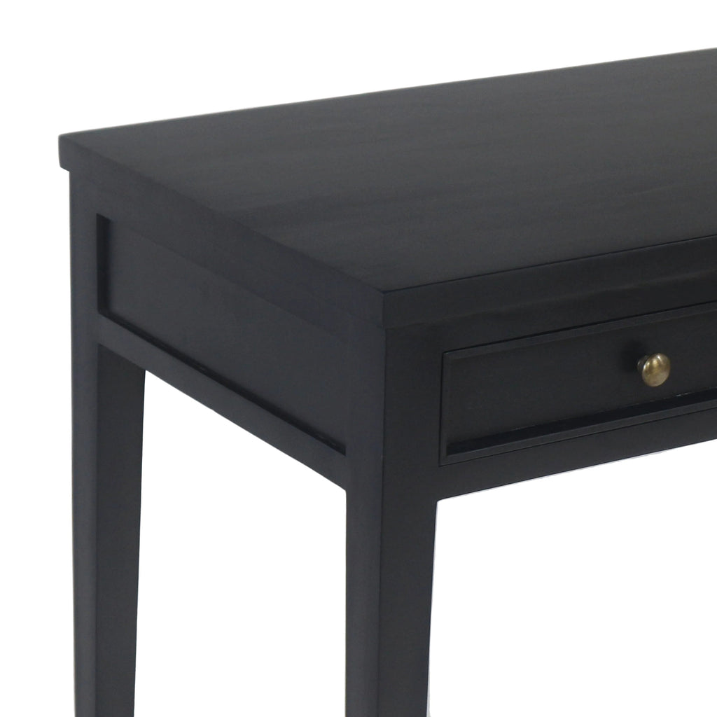 Mercallo Campaign Solid Wood Desk or Console Table with Drawers