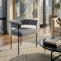 Mikra Dining Chair Gray Boucle
