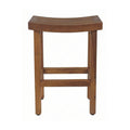 Quentin Backless Teak Outdoor Bar Stool