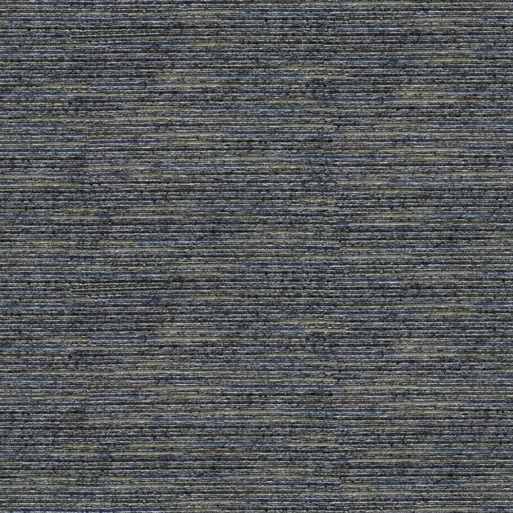 Close-up of gray heathered upholstery fabric showing subtle blue-gray tones and fine horizontal slub texture, a viscose–polyester blend suitable for contemporary sofa upholstery.