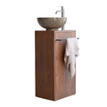 Sophia Solid Teak 12" Single Bathroom Vanity