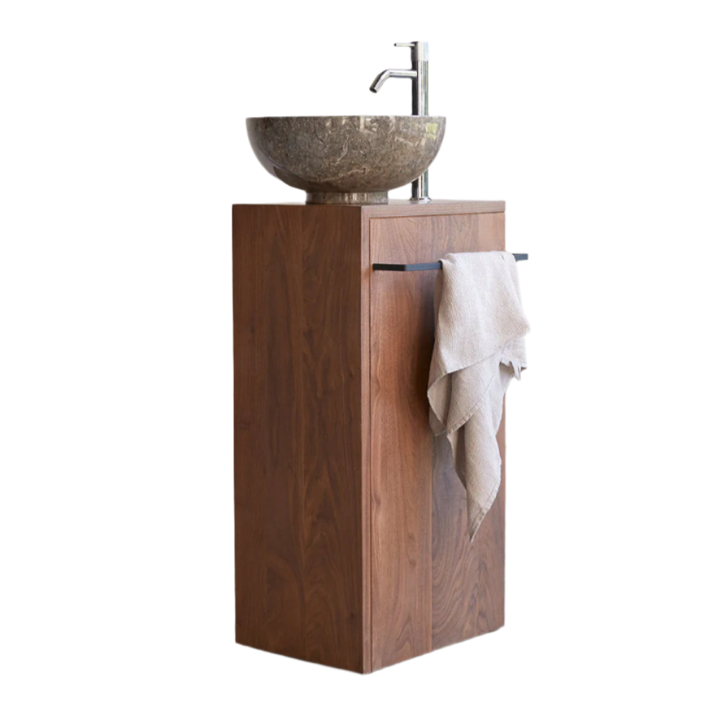 Sophia Solid Teak 12" Single Bathroom Vanity