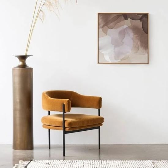 Velvet Modernist Accent Chair - NUEMA