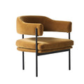 Velvet Modernist Accent Chair - NUEMA