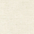 Close-up of cream linen-blend upholstery fabric (27% linen, 34% viscose, 9% acrylic, 30% polyester) showing a tight woven texture with subtle neutral flecks, suited for contemporary sofas and office seating.