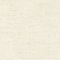 Close-up of cream linen-blend upholstery fabric (27% linen, 34% viscose, 9% acrylic, 30% polyester) showing a tight woven texture with subtle neutral flecks, suited for contemporary sofas and office seating.