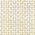 Close-up of cream basketweave upholstery fabric showing textured woven yarns; 30% linen, 65% viscose, 5% polyester blend suitable for contemporary sofas.
