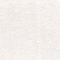 Close-up of cream off-white linen-blend upholstery fabric showing a tight basket-weave texture and soft slub yarns; 8% linen, 9% rayon, 83% polyester, contract-grade for sofas and office seating.