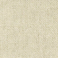 Close-up of neutral cream-beige woven upholstery fabric showing tight looped texture; composition 13% linen, 45% acrylic and 42% polyester, designed for heavy-duty sofa use.